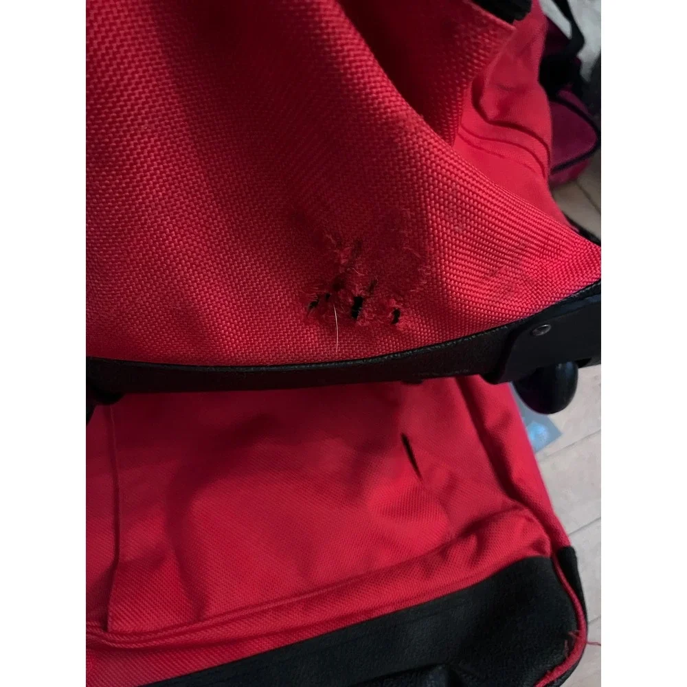 Vintage Marlboro Adventure Team 5 Piece Luggage Set Red Duffel Backpack Bag OS